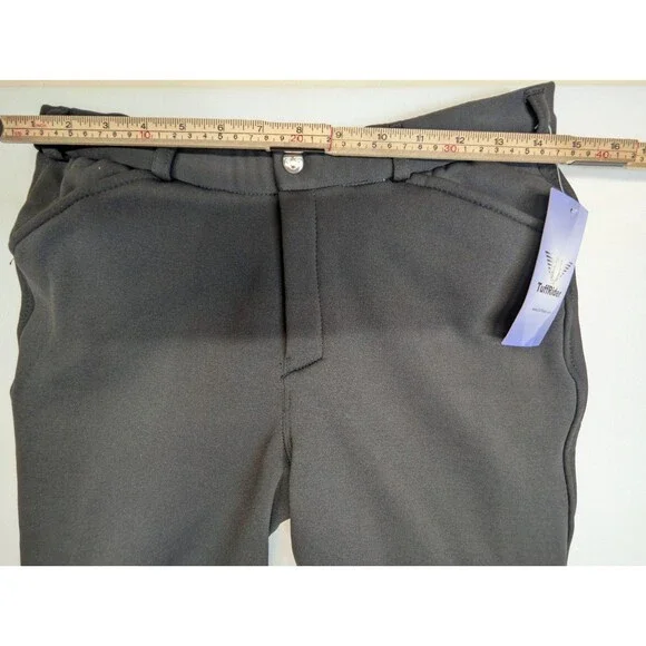 Tuff Rider Men's Patrol UnifleeceBreeches Size 28 Black Equestrian NWT